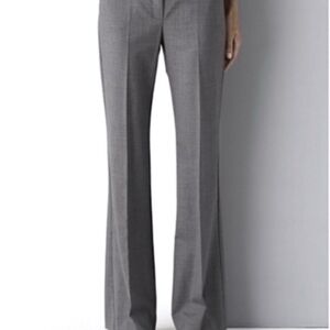 Theory Women's Gray Dressy Wide-Leg Pants